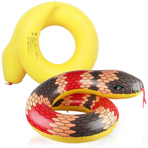 New swimming articles animal snake shape special inflatable swimming ring