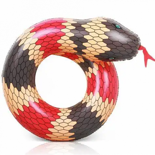 New swimming articles animal snake shape special inflatable swimming ring